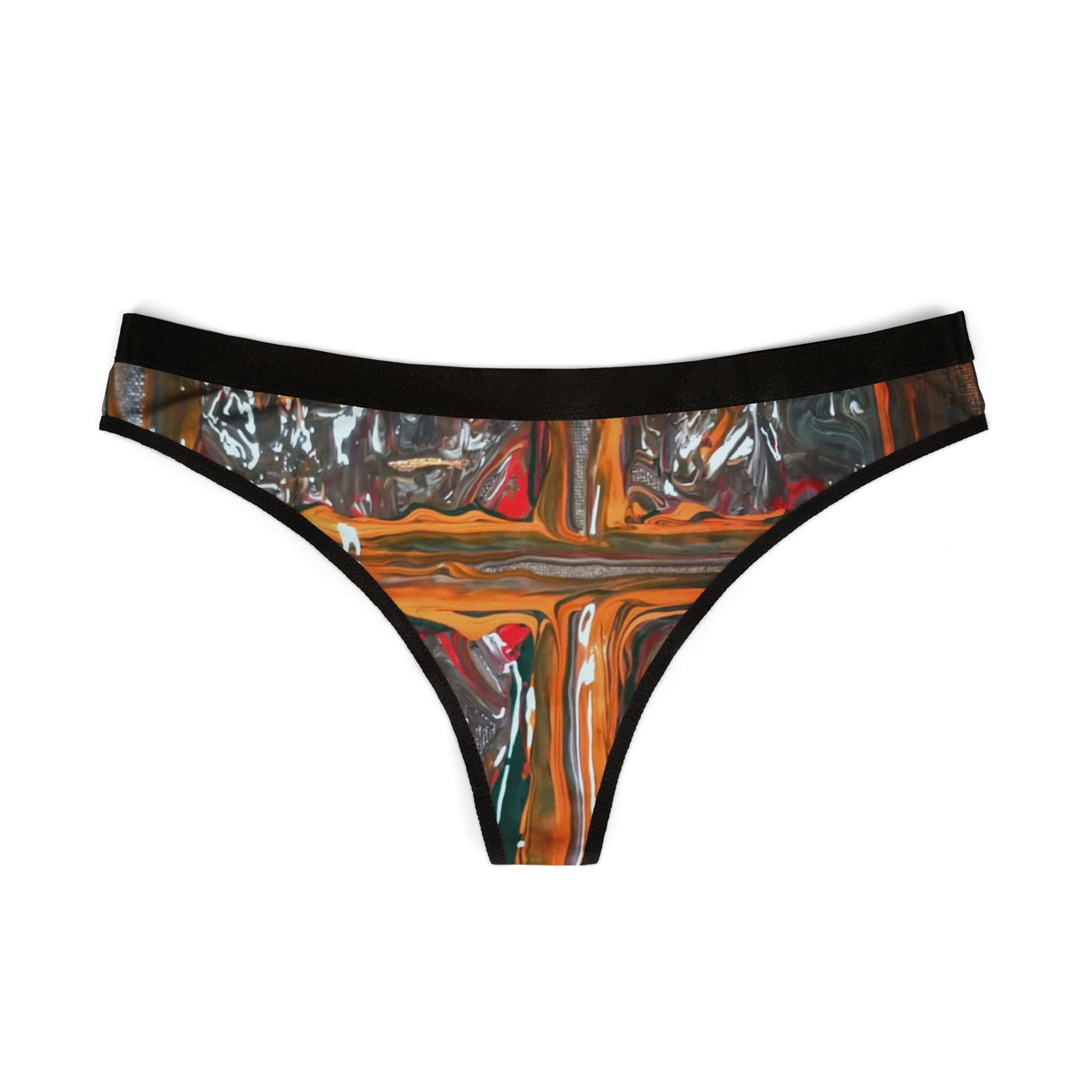 Stylish Women's Thongs, Vibrant Lingerie for Everyday Comfort, Self-Care Gift, Unique Fashion Item, Art-Inspired Undergarments