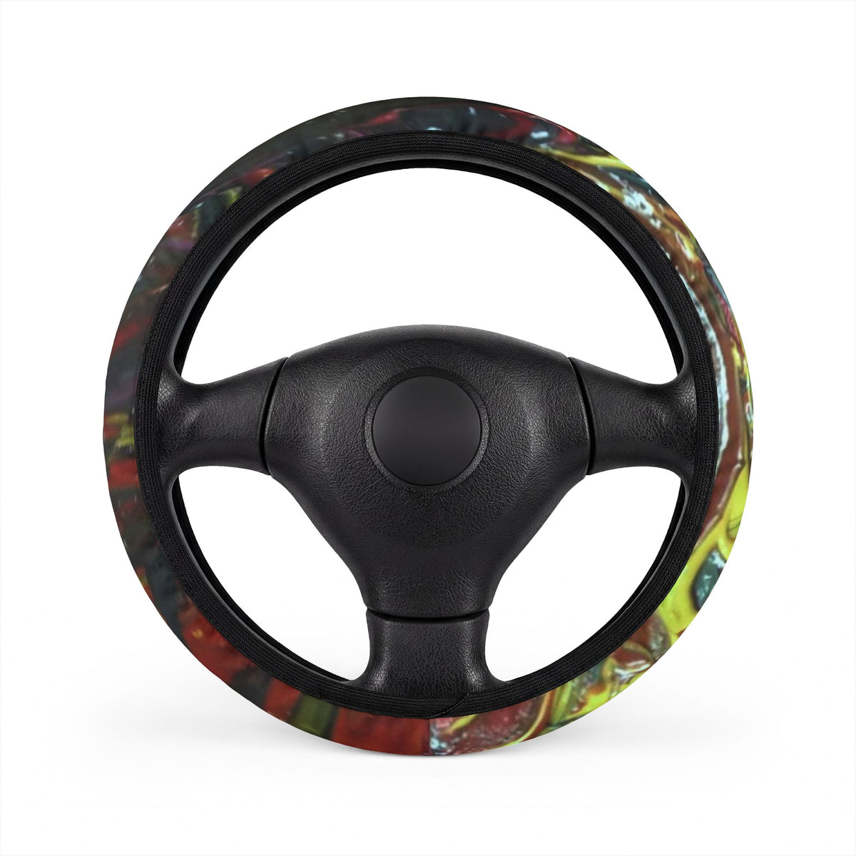 Autumn Camouflage Steering Wheel Cover