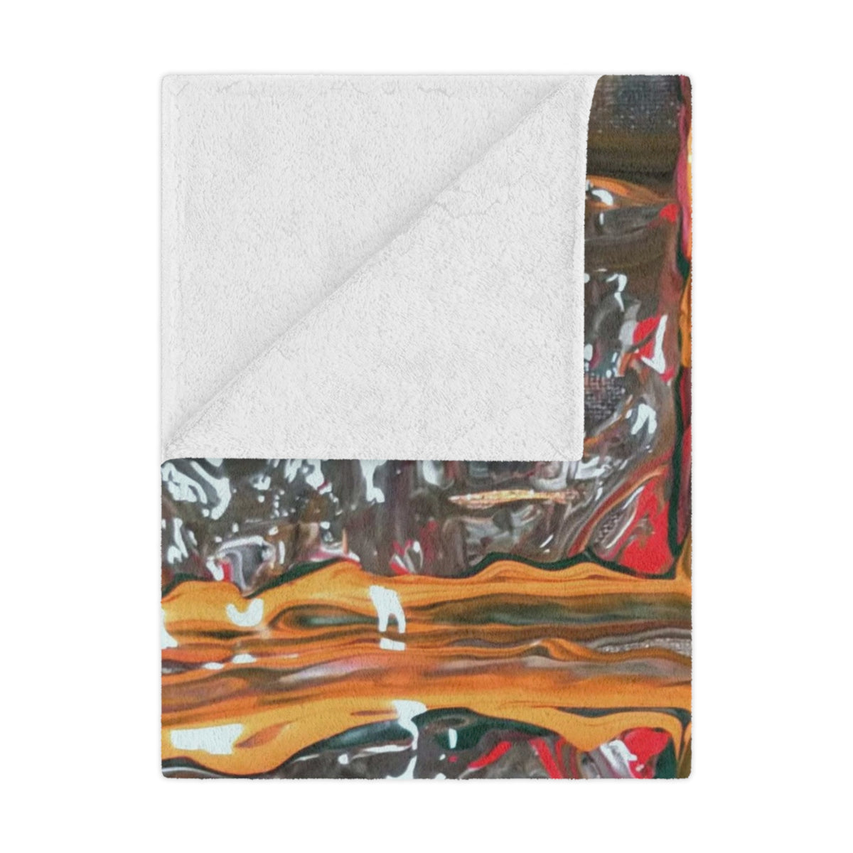 Artistic Minky Blanket - Cozy Home Decor, Perfect Gift for Friends, Throw Blanket for All Occasions