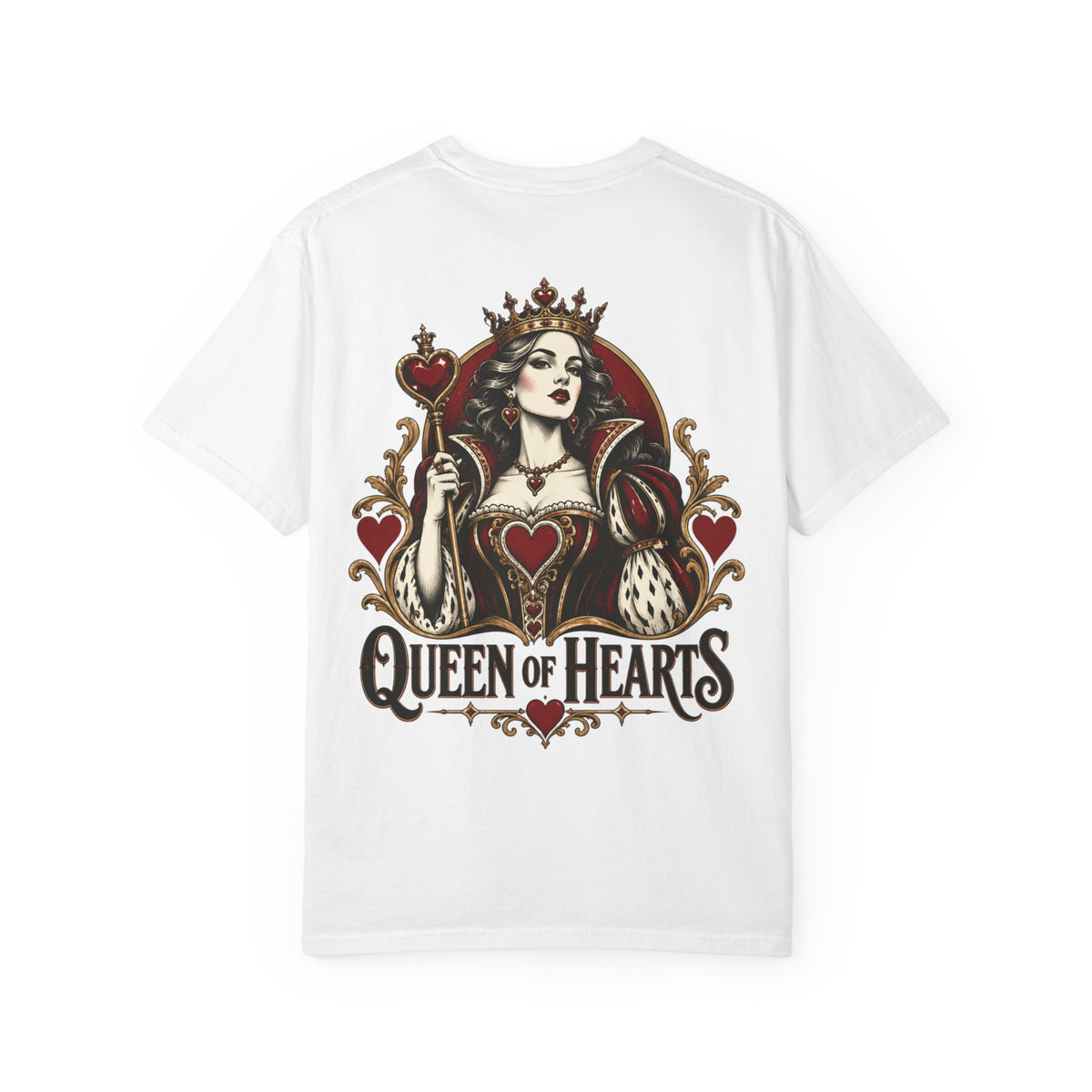 Queen of Hearts Playing Card T-Shirt