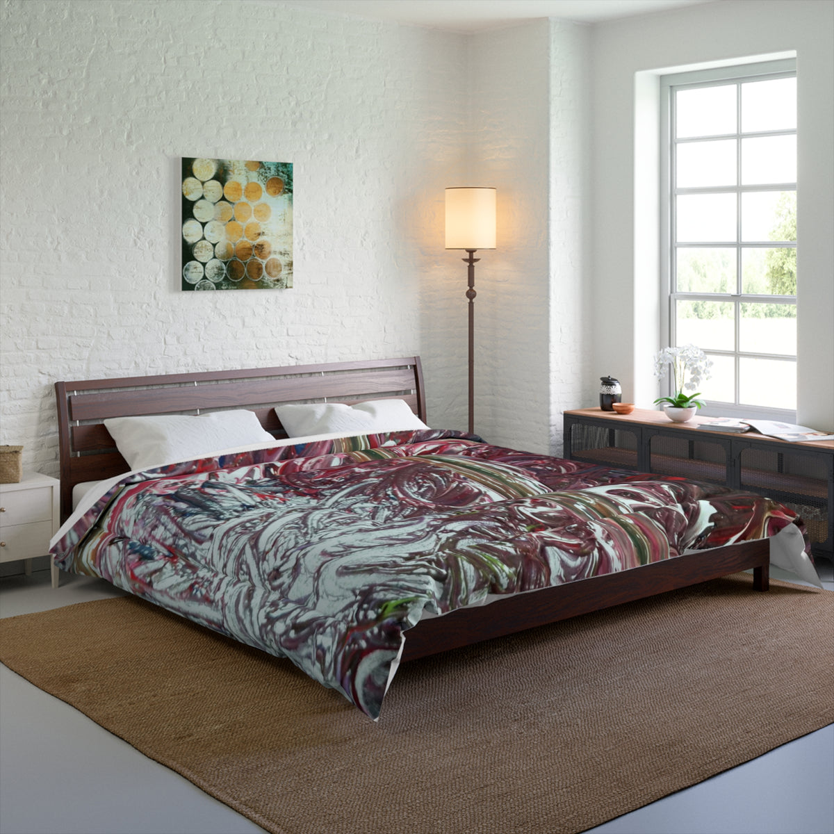 Artistic Abstract Comforter | Cozy Bohemian Bedding | Unique Bedroom Decor | Gift for Art Lovers & Home Decor Enthusiasts | Holiday [...]