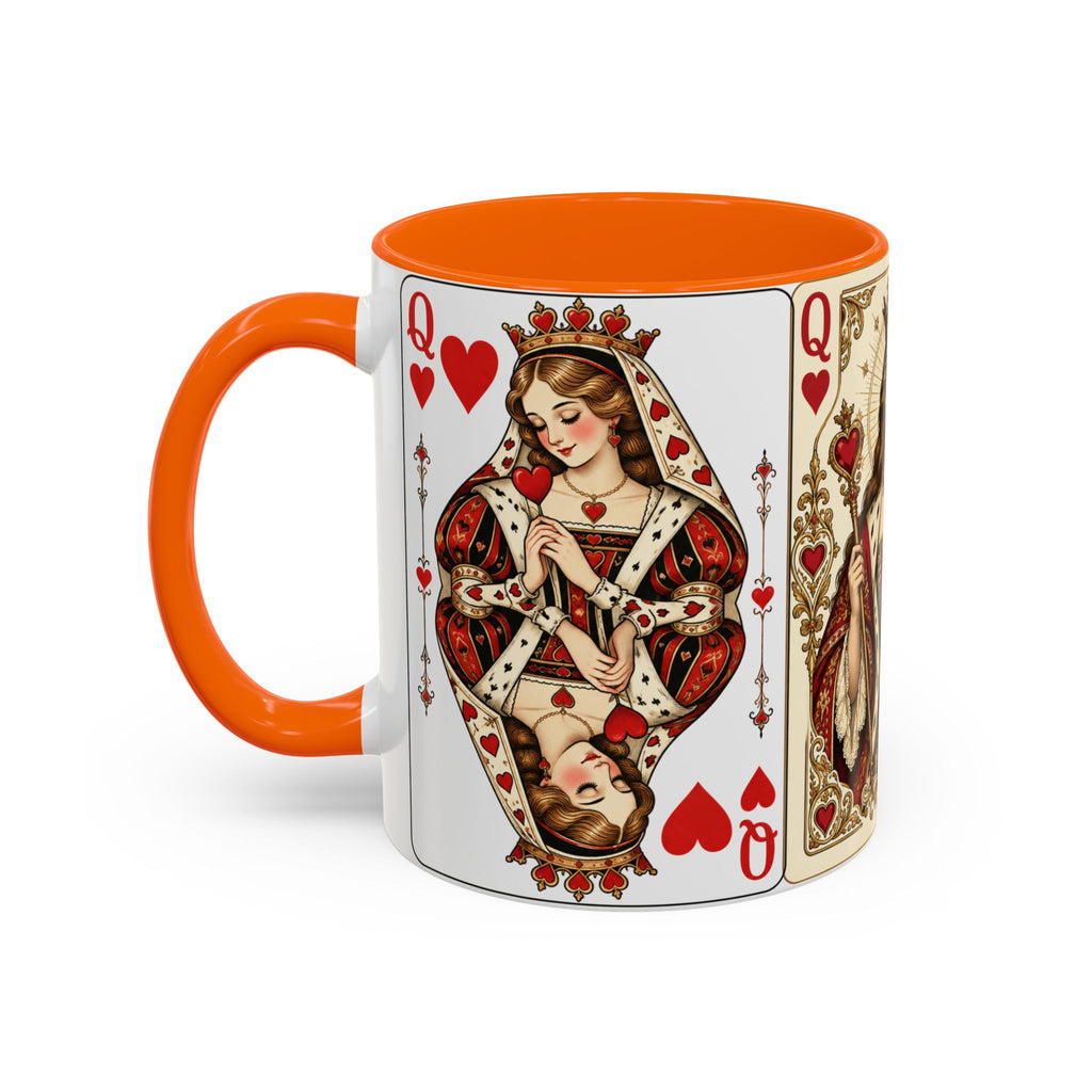 Queen of Hearts Playing Card Coffee Mug