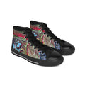 Graffiti Abstract High-Top Sneakers — Men’s Artistic Streetwear