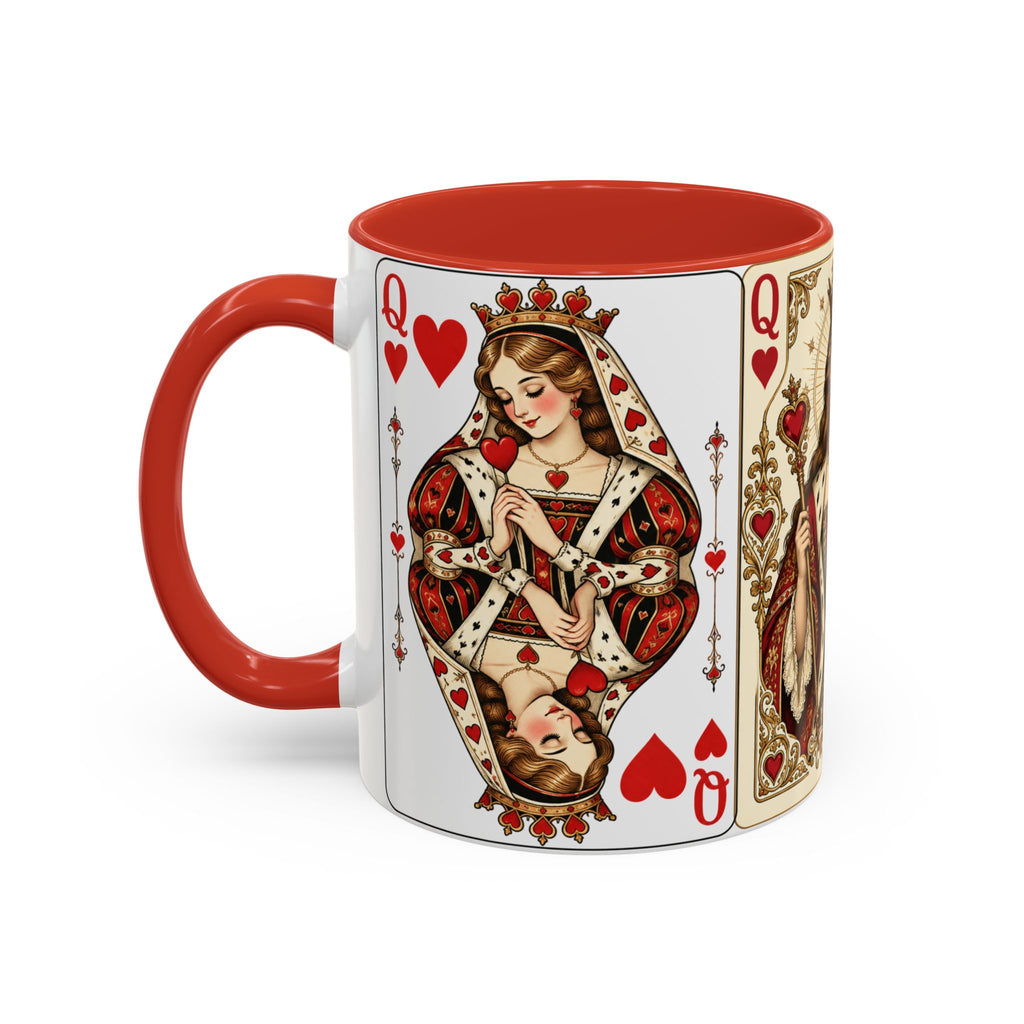 Queen of Hearts Playing Card Coffee Mug