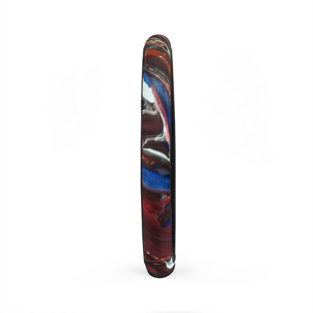 Abstract Marble Pattern Steering Wheel Cover — Colorful Swirl Car Accessory