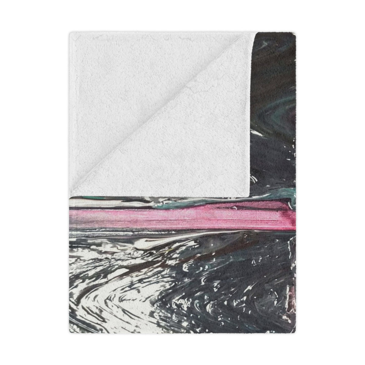Cozy Minky Blanket with Abstract Window Design | Soft Throw for Home Décor, Gifts for Her, Snuggle Blanket, Winter Warmth