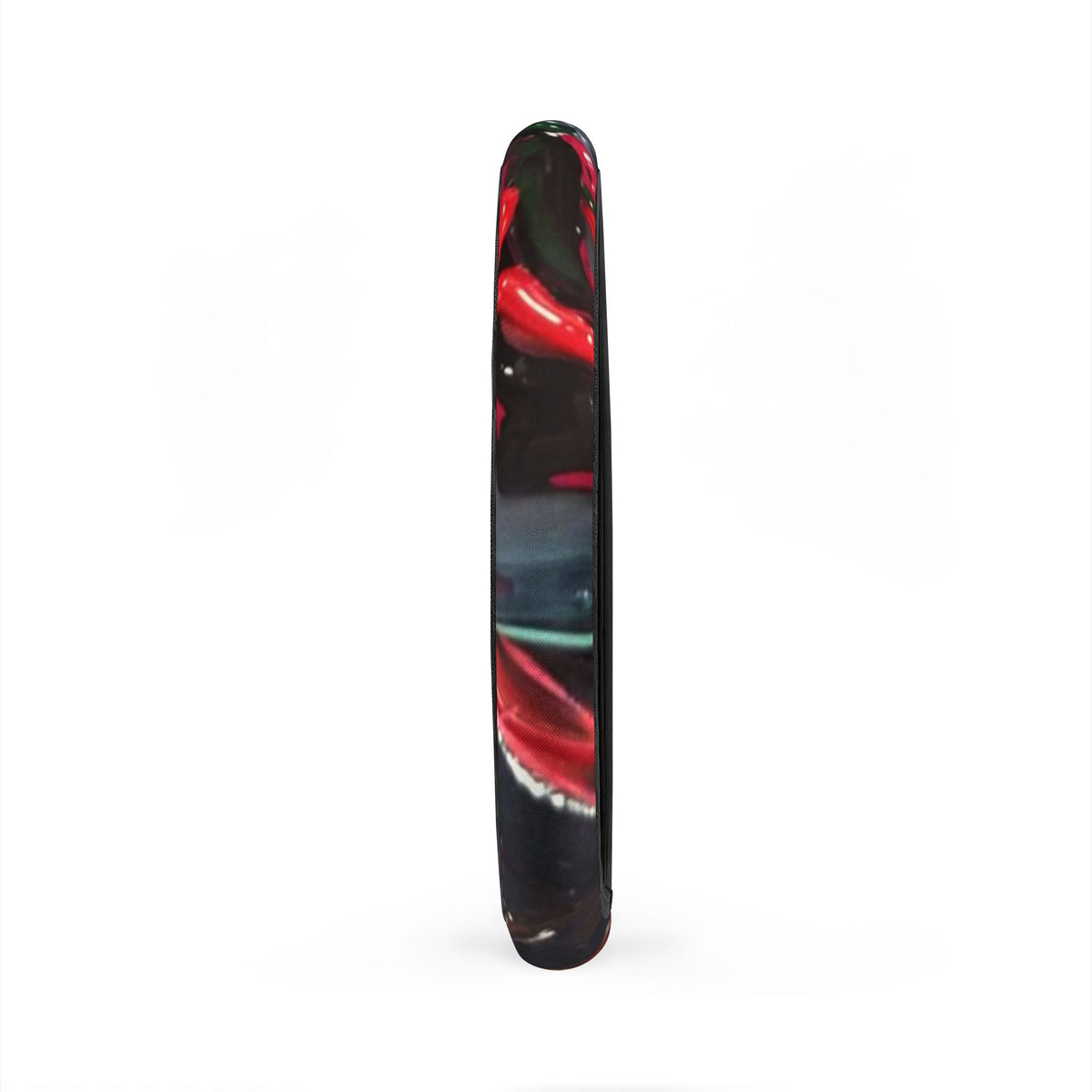 Steering Wheel Cover — Red & Black Abstract Swirl