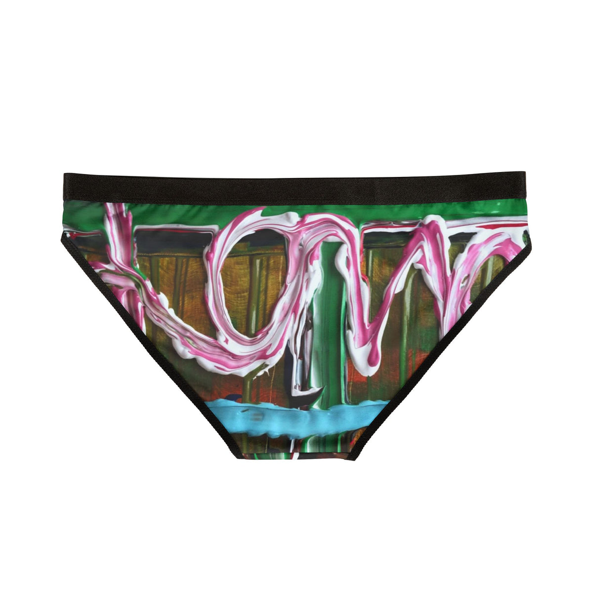 Artistic Women's Underwear, Vibrant Panties, Colorful Intimates, Unique Lingerie, Gift for Her, Art Lover's Underwear