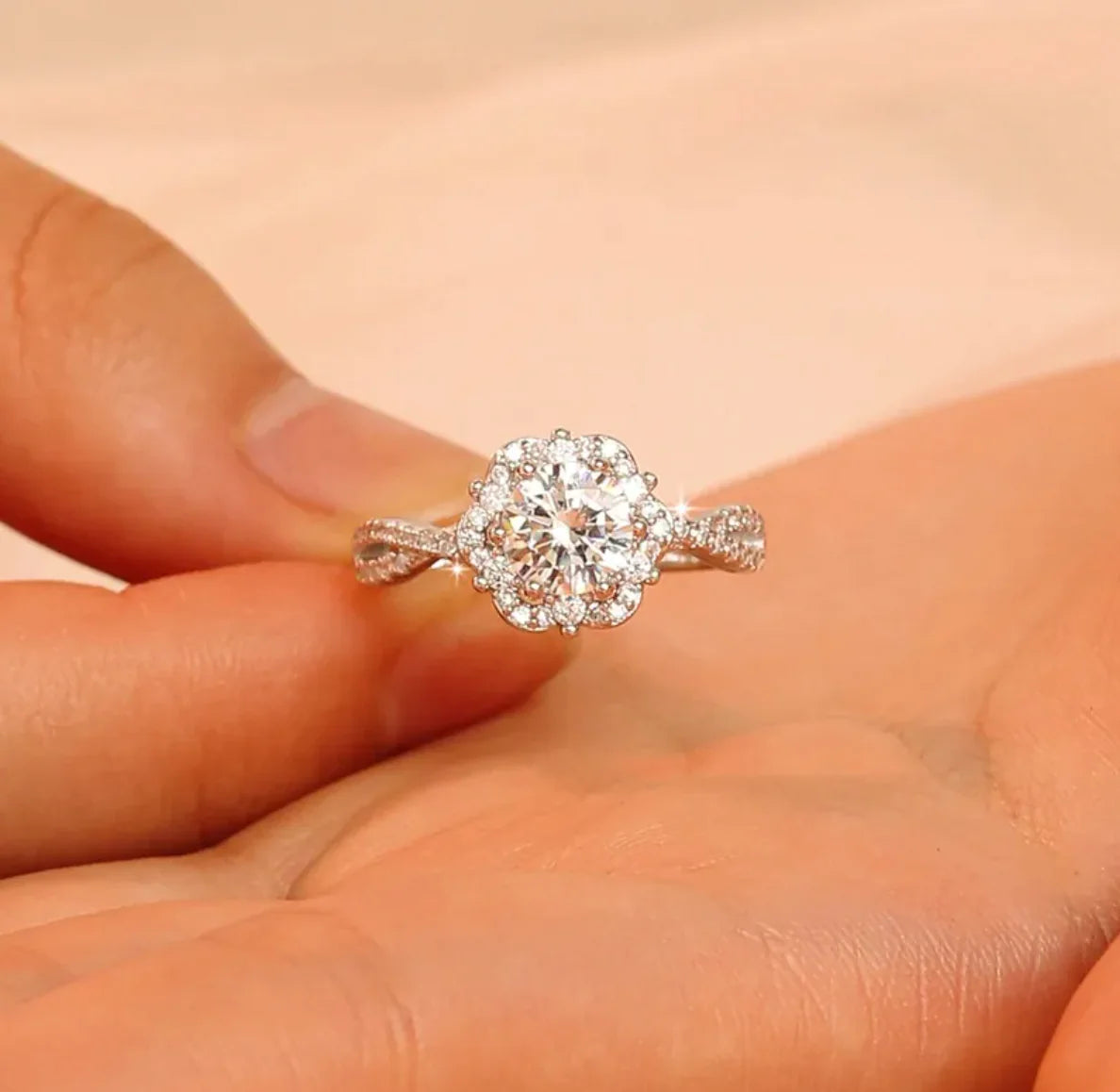 Women's Adjustable Diamond Ring JahSonFire