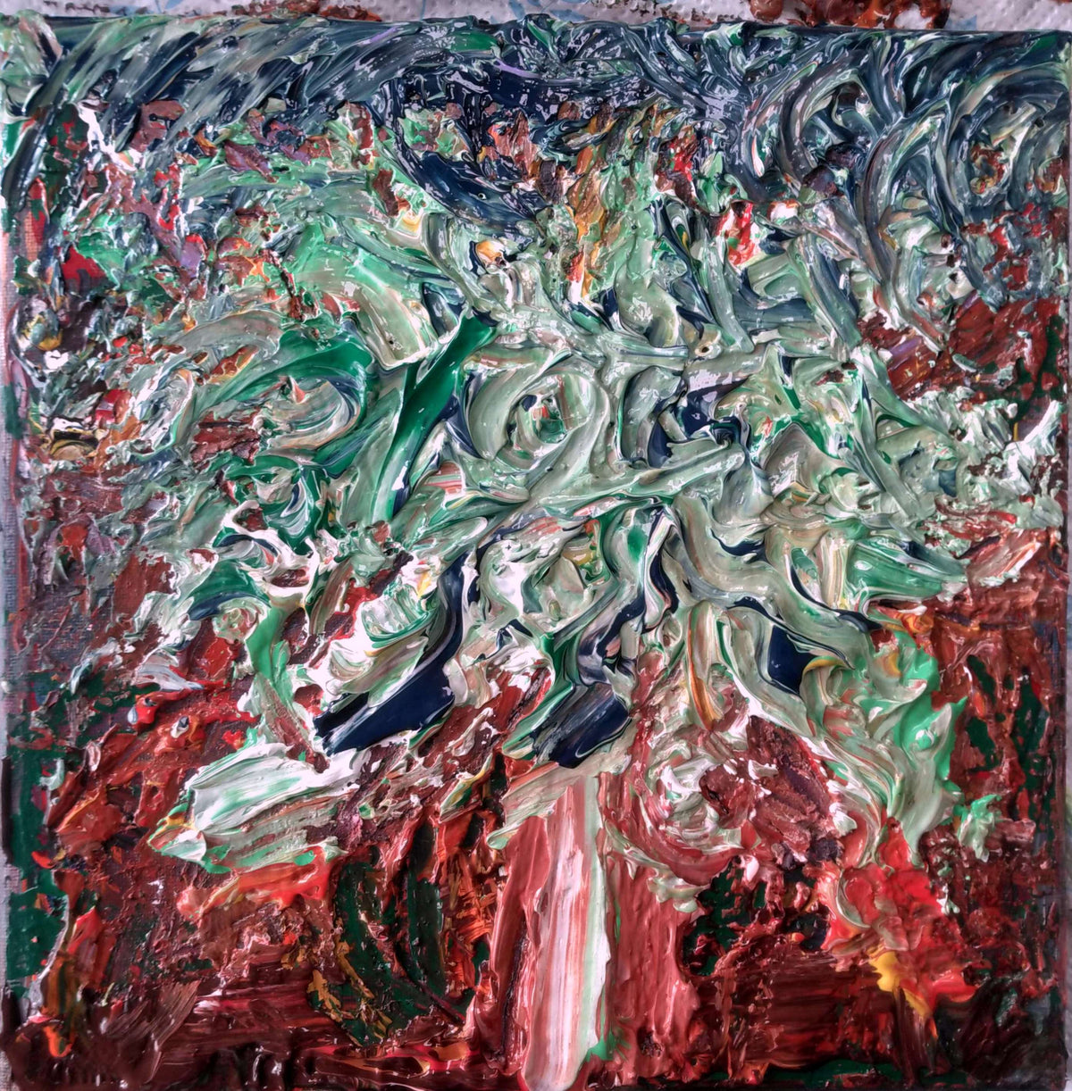 A painting 12x12 tree explosive