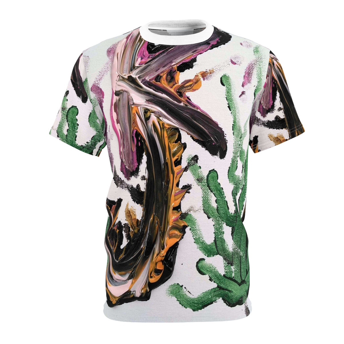 Abstract Floral All-Over Print Tee