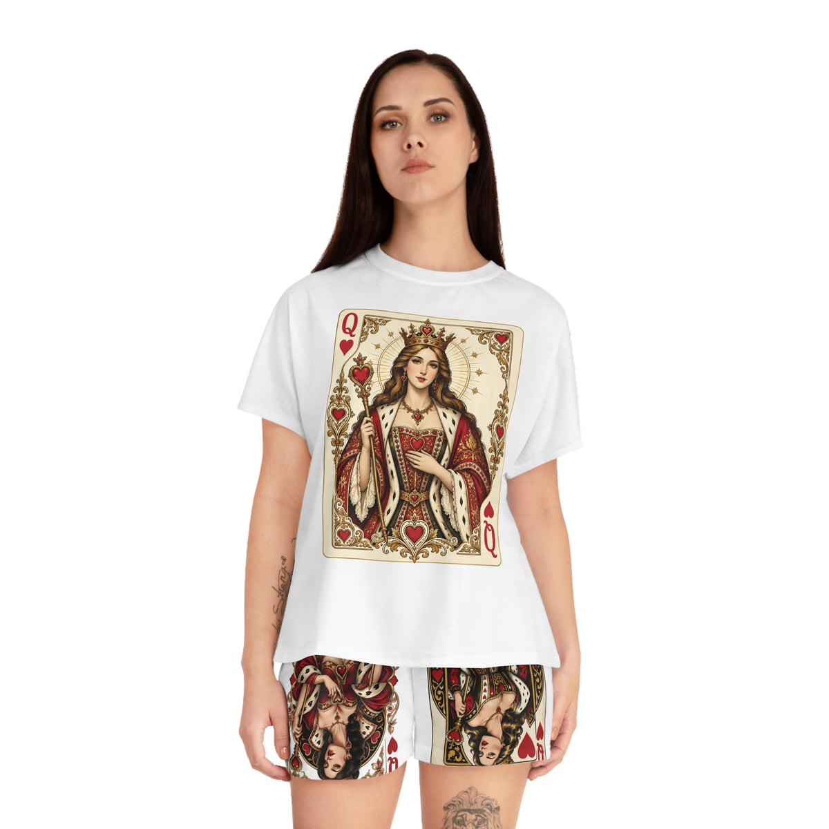 Queen of Hearts Women's Pajama Set