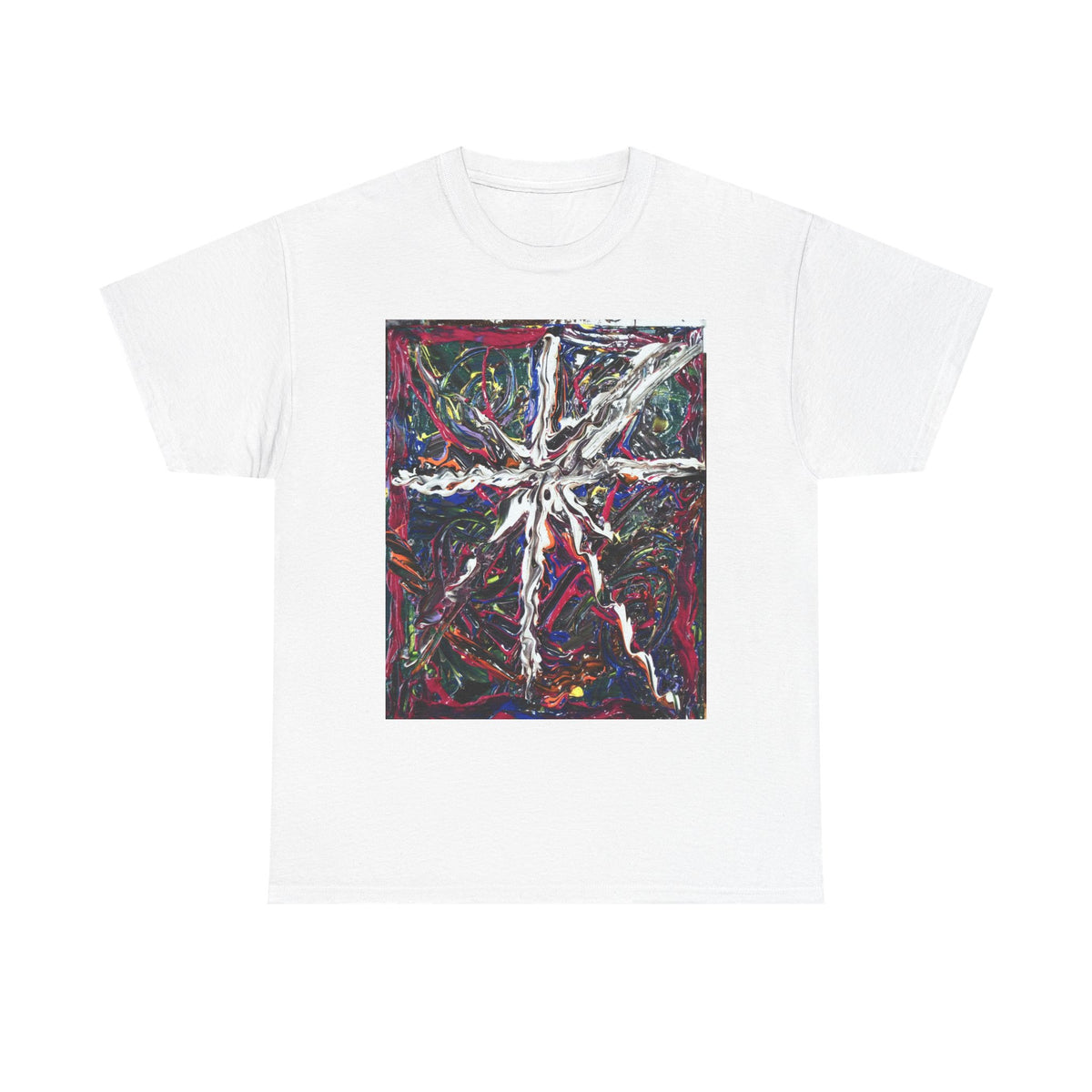 Abstract Starburst Tee