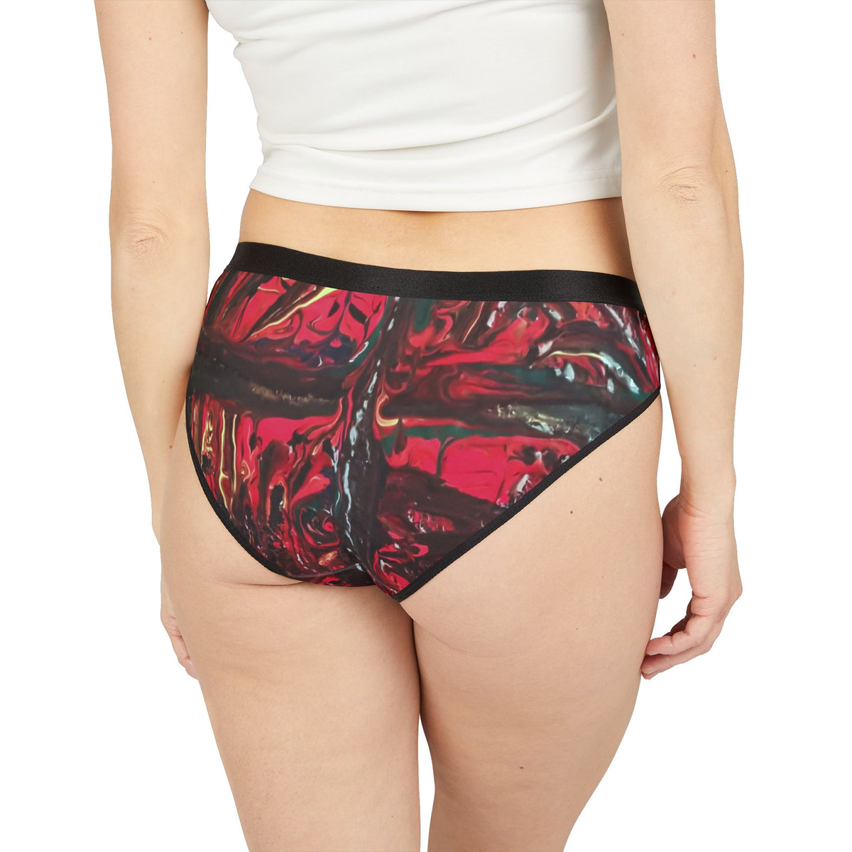 Bold Women's Underwear, AOP Cheeky Panties, Unique Patterned Intimates, Colorful Lingerie, Gift for Her, Stylish Everyday Wear
