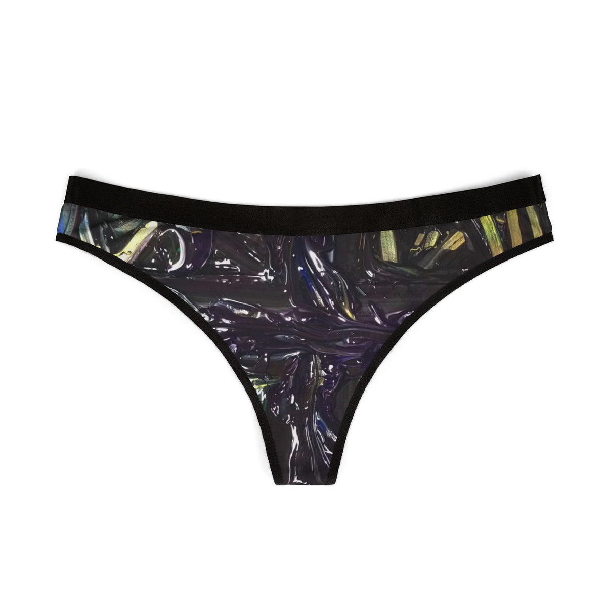 Women's AOP Thongs - Vibrant Print Lingerie, Comfortable Underwear, Unique Gifts, Everyday Essentials, Cute Intimates