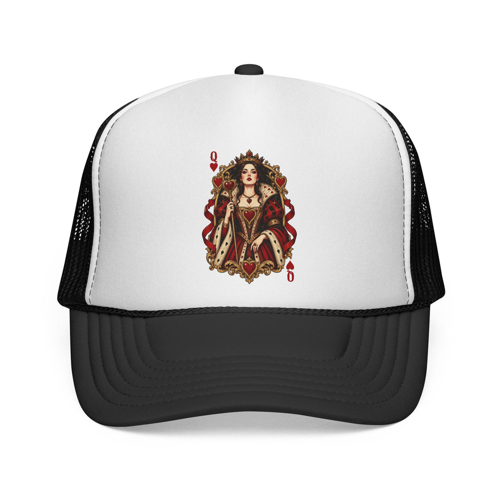 Queen of Hearts Playing Card Trucker Cap