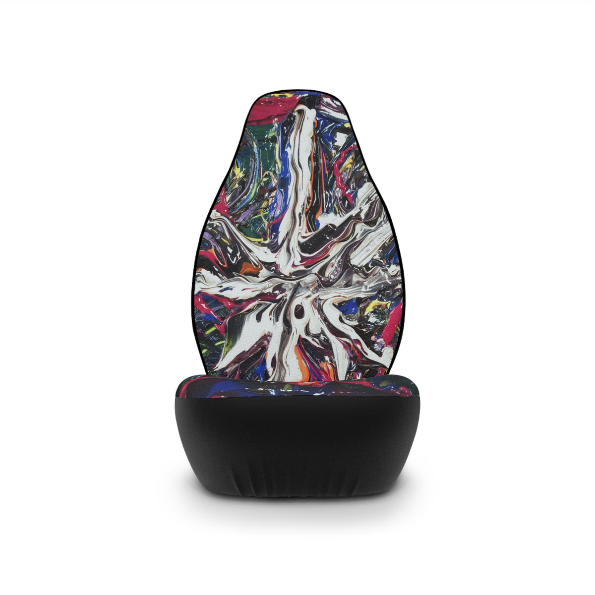 Abstract Color Splash Car Seat Covers – Vibrant Artistic Auto Seat Protector