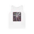 Abstract Starburst Tank Top — Colorful Modern Art Graphic Tank