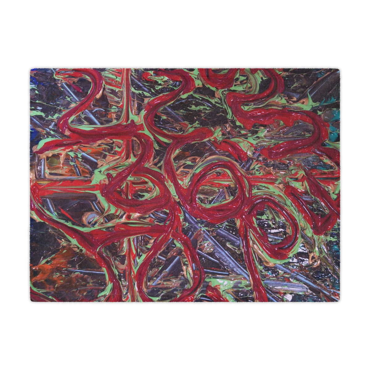 Vibrant Abstract Minky Blanket, Cozy Throw Blanket, Soft Plush Comforter, Unique Home Décor, Gift for Art Lovers, Artistic Living Room [...]