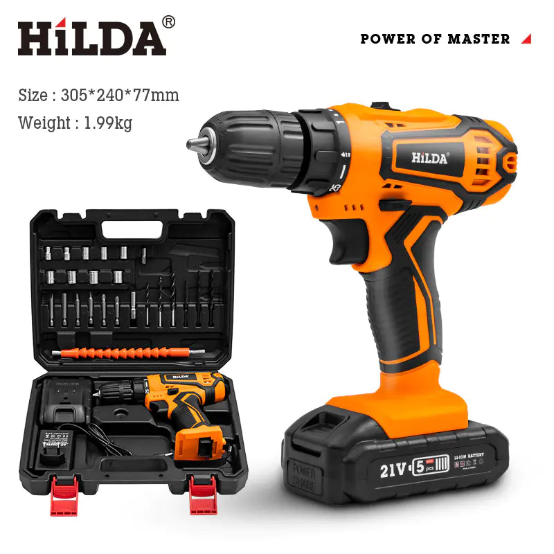 Multifunctional Cordless Electric Drill and Screwdriver JahSonFire