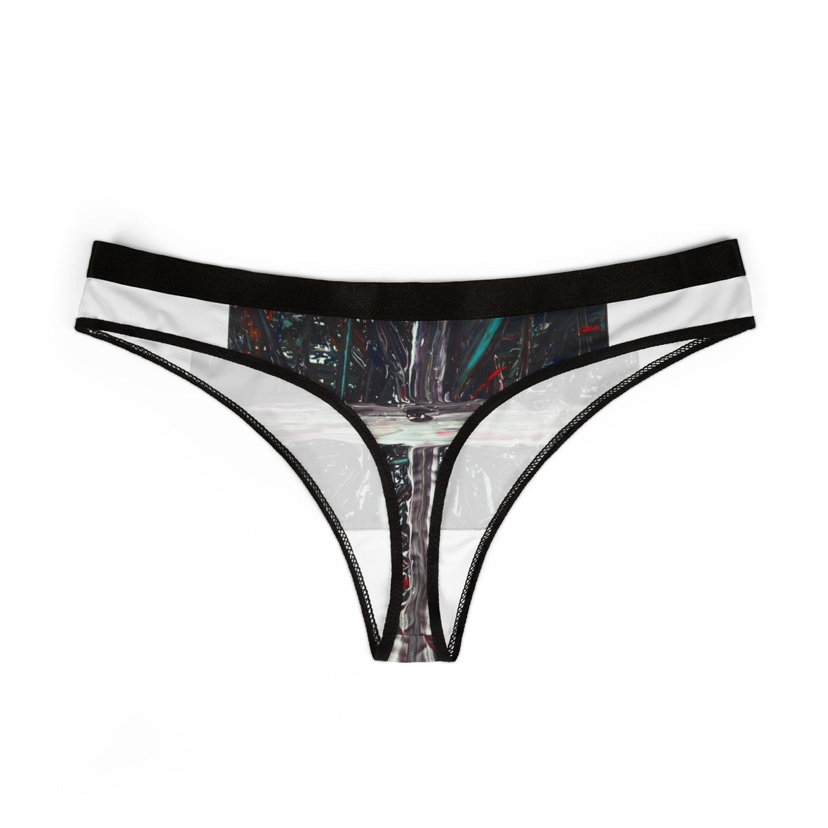 Women's Artistic Print Thongs | Unique Underwear, Comfortable Lingerie, Gift for Her, Fashion Essentials, Everyday Wear