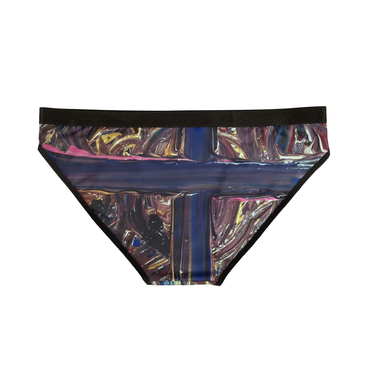 Abstract Iridescent Cross Print Women's Bikini Briefs