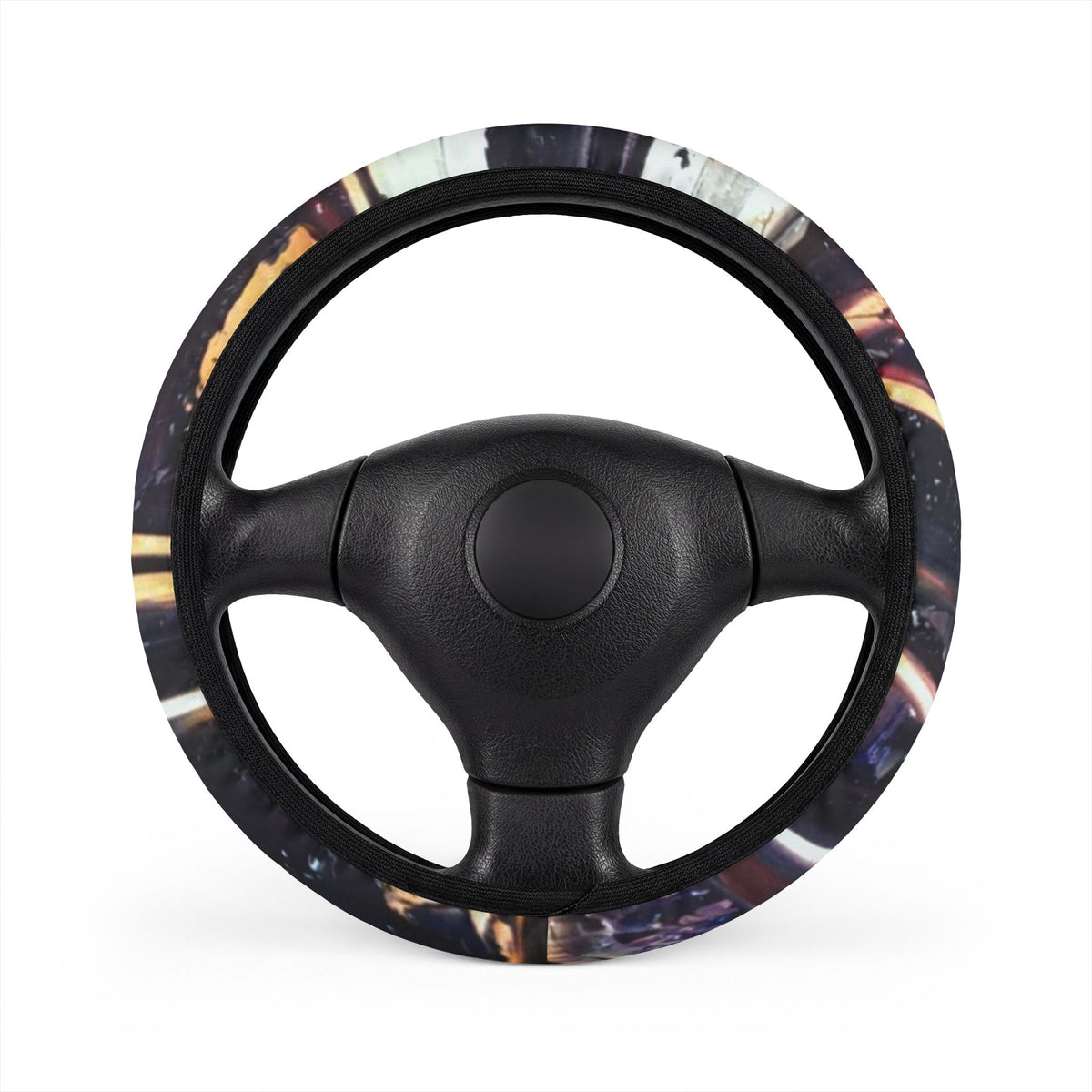 Galaxy Nebula Steering Wheel Cover — Cosmic Car Steering Wheel Protector