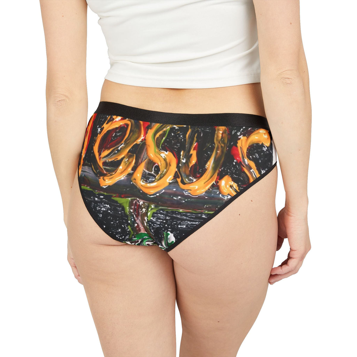 Jesus Graphic Women's Bikini Briefs — Bold Faith Print Printify