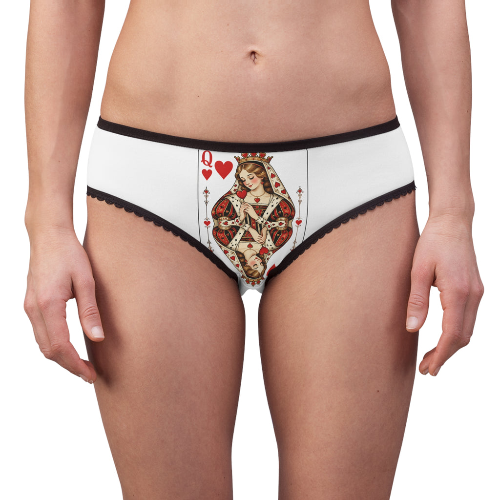 Queen of Hearts Playing Card Women's Briefs