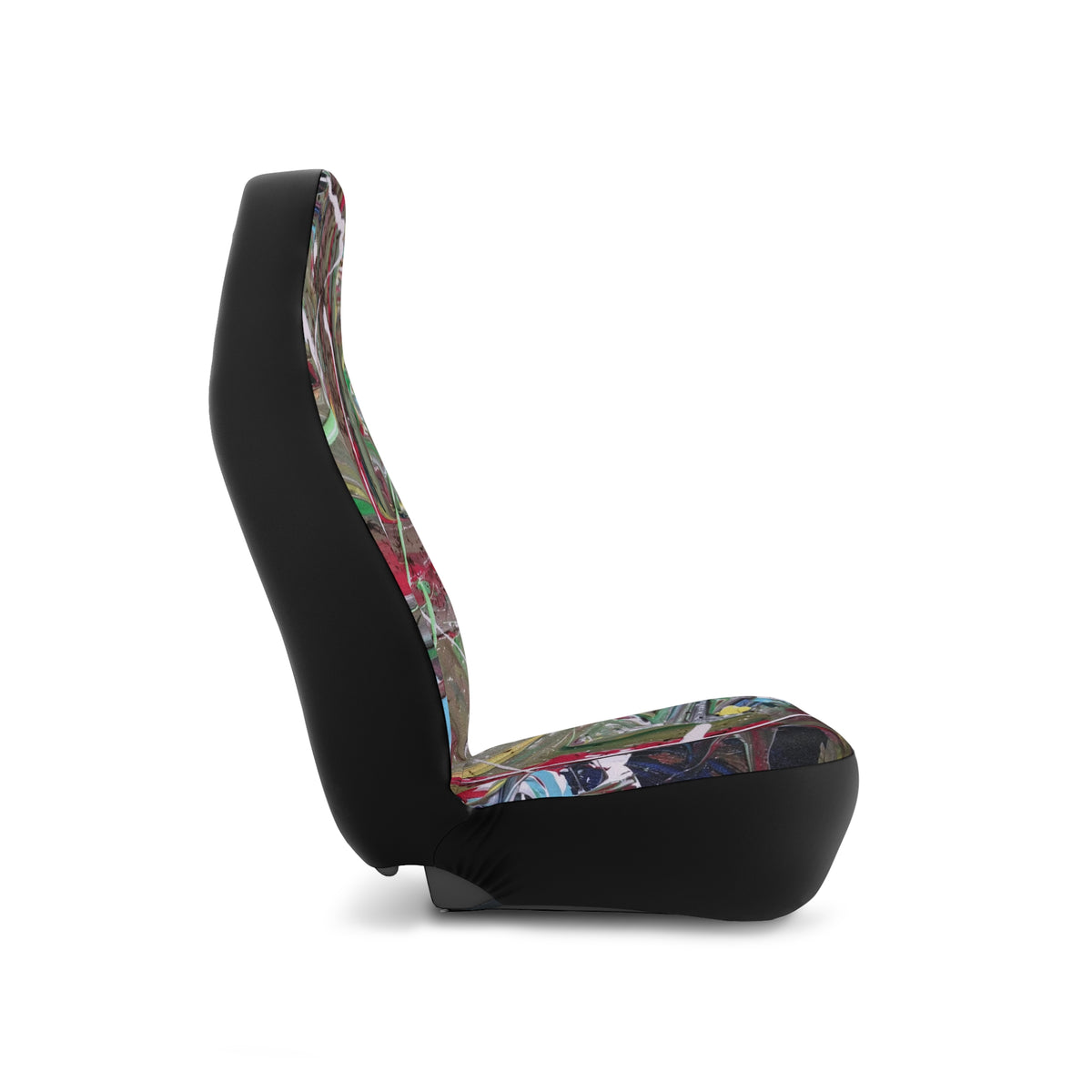 Abstract Graffiti Car Seat Covers — Colorful Urban Art Auto Seat Protector