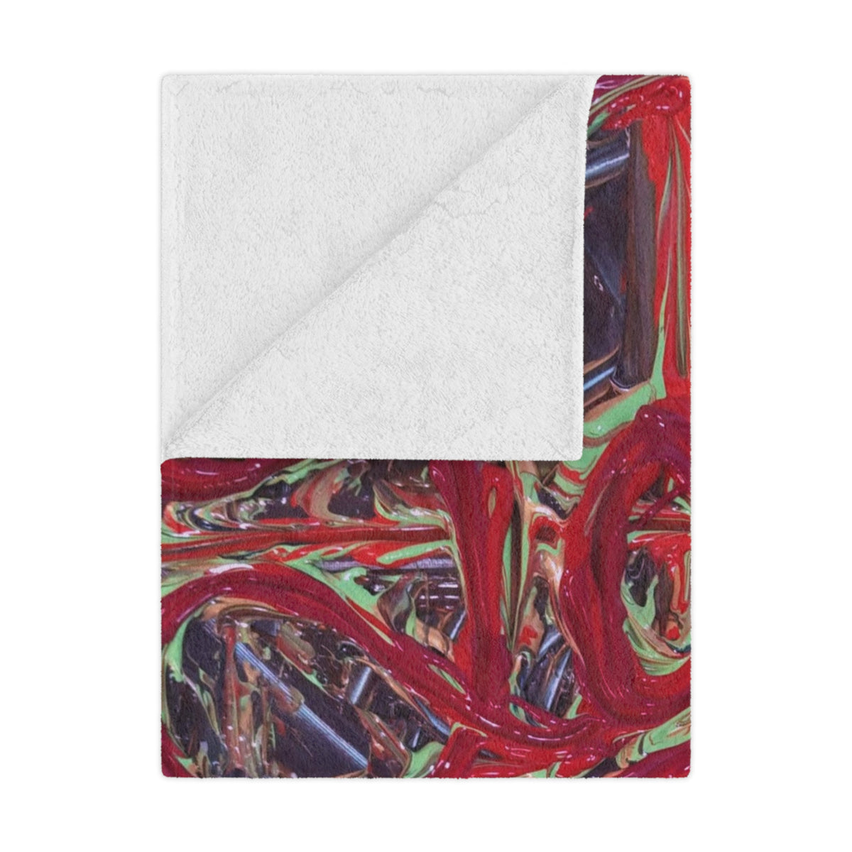 Vibrant Abstract Minky Blanket, Cozy Throw Blanket, Soft Plush Comforter, Unique Home Décor, Gift for Art Lovers, Artistic Living Room [...]
