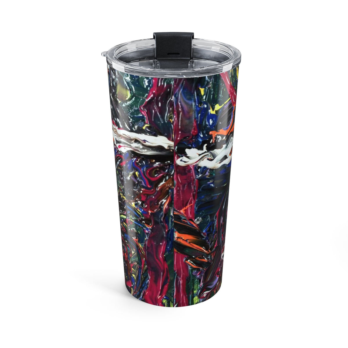 20oz Abstract Marble Tumbler – Colorful Fluid Art Travel Cup