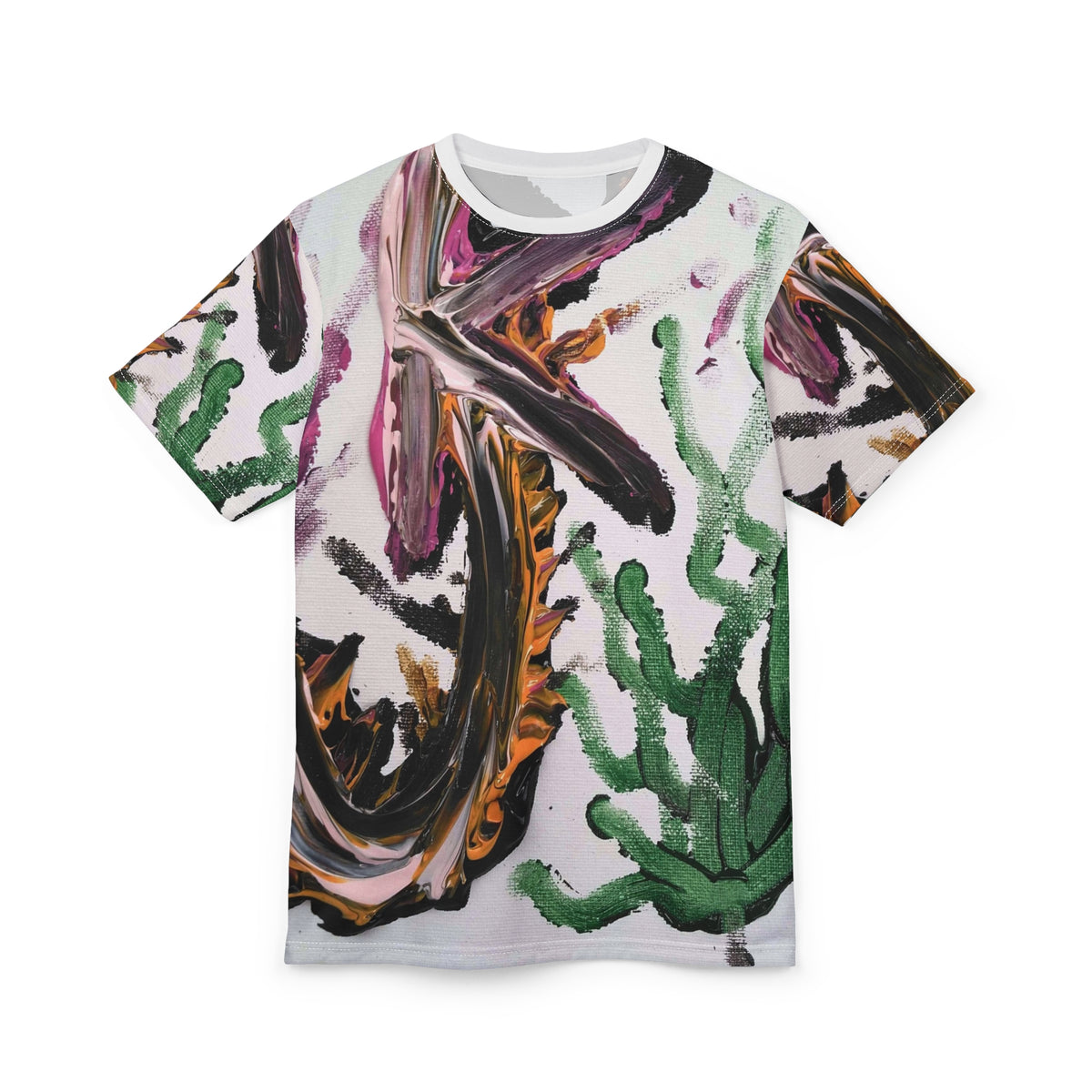 Abstract Floral All-Over Print Tee