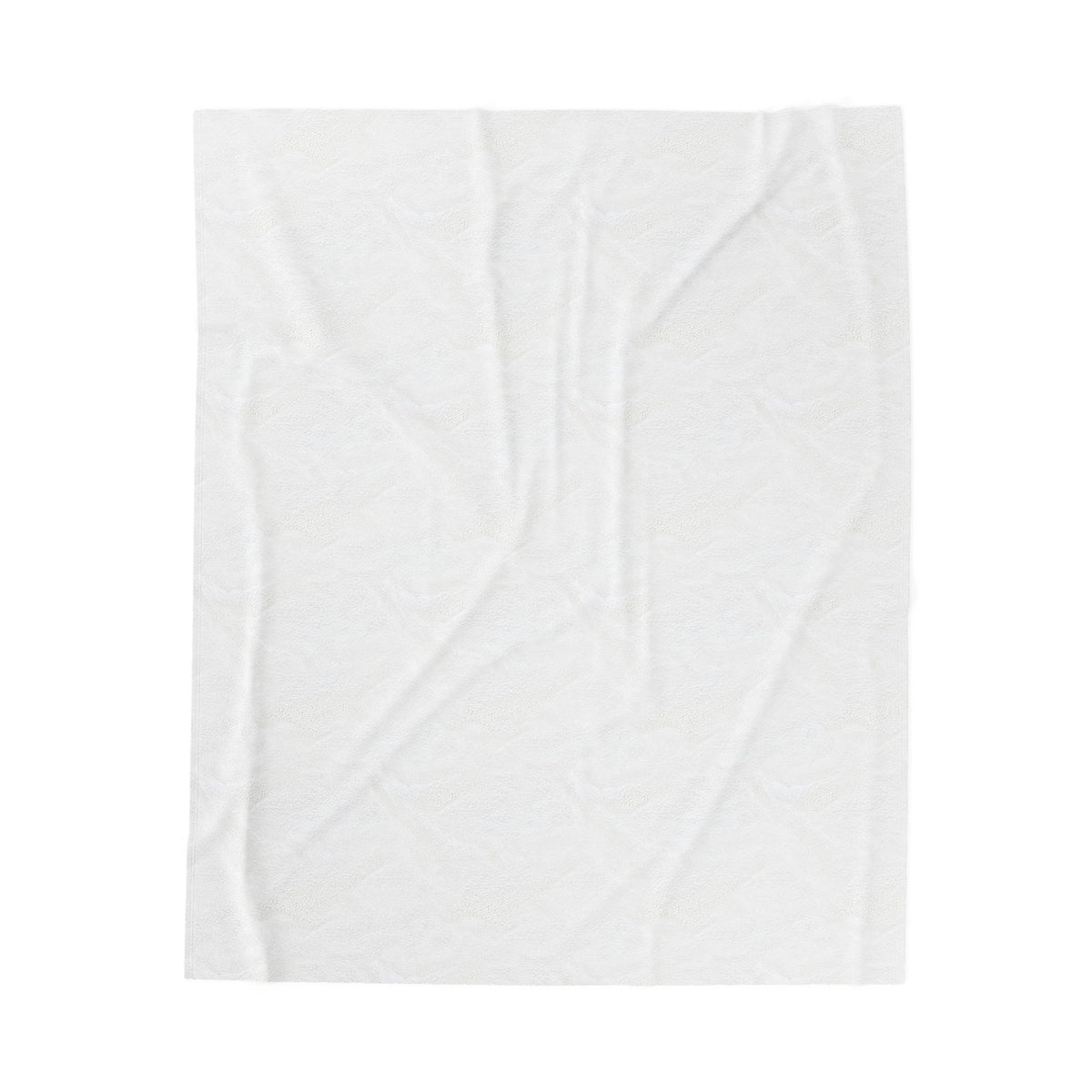 Abstract Forest Cross Velveteen Plush Blanket — Green Textured Art Throw