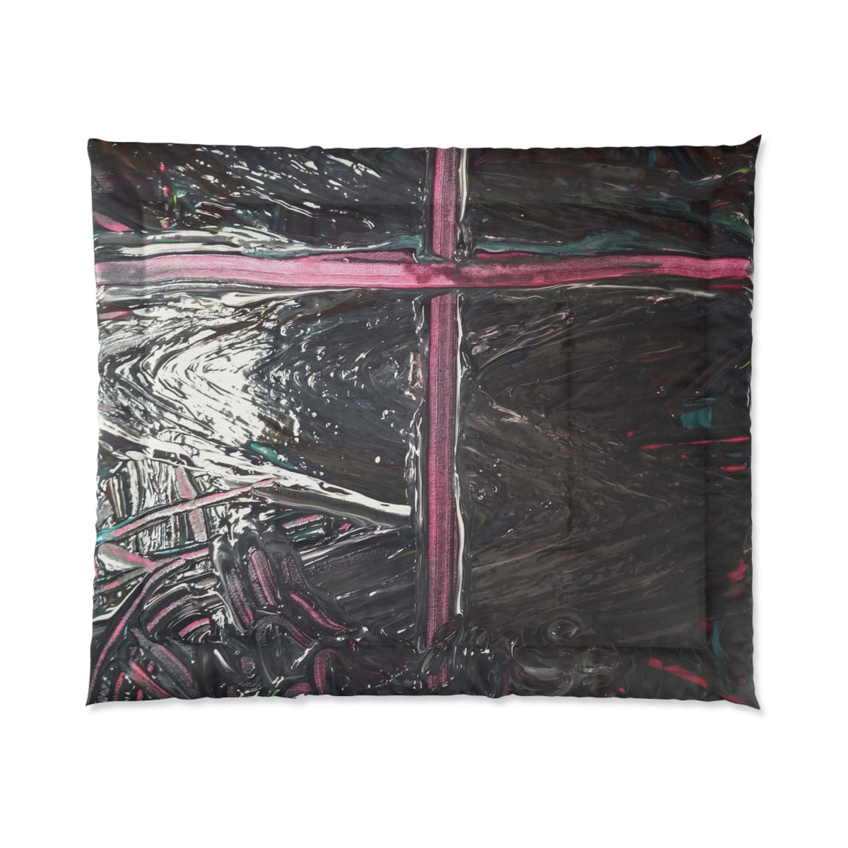Elegant Abstract Comforter for Cozy Bedrooms, Unique Bedding for Home Decor, Artistic Bedspread for Gifts, Modern Style Quilt