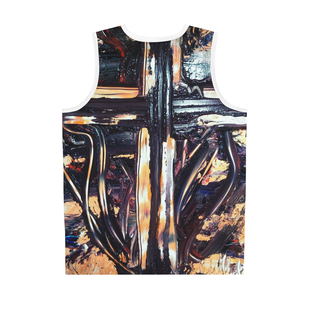 Abstract Urban Paint Basketball Jersey