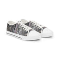 Low Top Sneakers — Urban Graffiti Wire Pattern