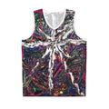 Abstract Paint Splash Basketball Jersey – Colorful All-Over Print Tank