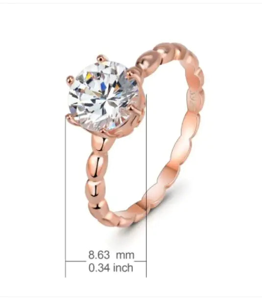 925 Silver Diamond Ring JahSonFire