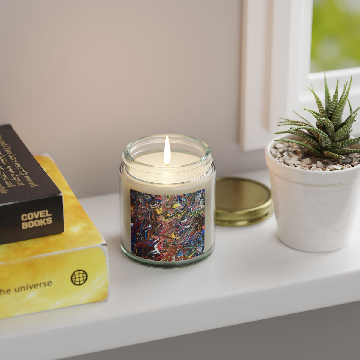 Coconut Apricot Scented Candle — Hand-Poured Coconut Apricot Wax (4oz & 9oz)