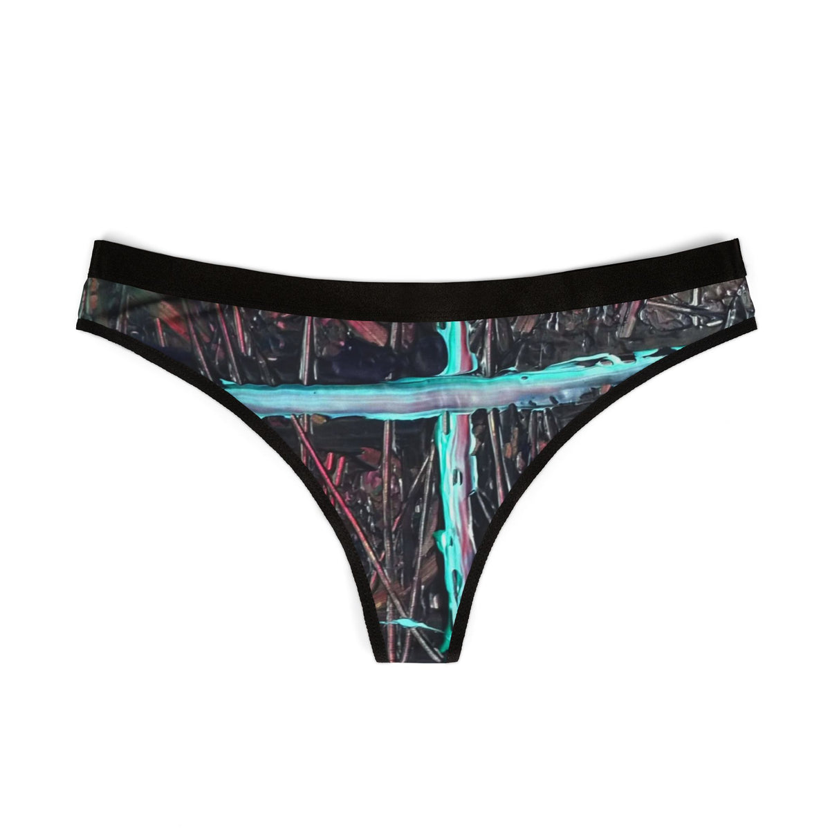 Colorful Women's Thongs, Vibrant Underwear, Lingerie, Everyday Comfort, Festival Wear, Gift for Her
