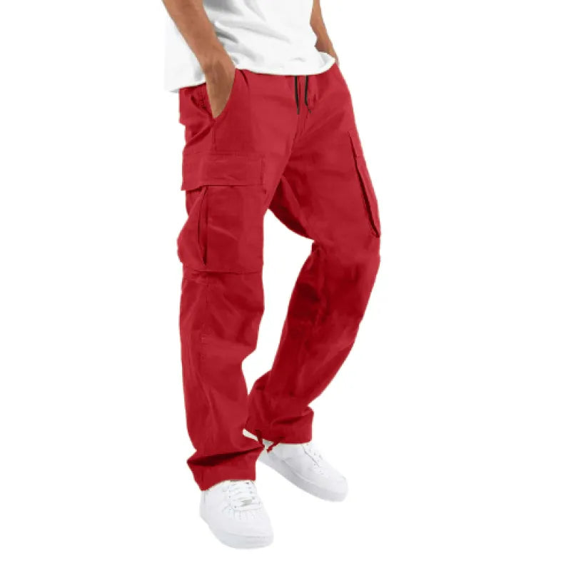 Men's Drawstring Cargo Pants JahSonFire