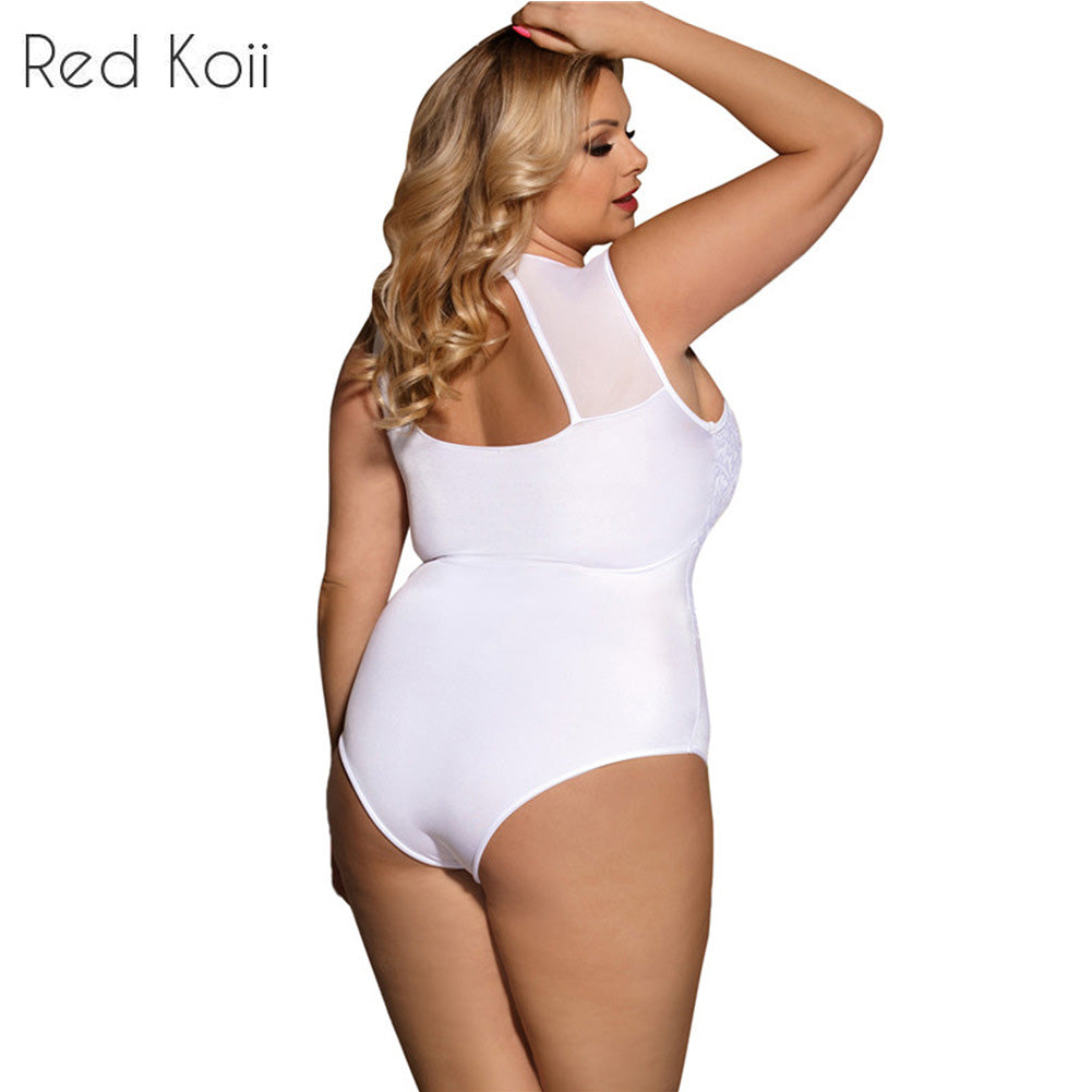 Plus Size Lace Lingerie Set