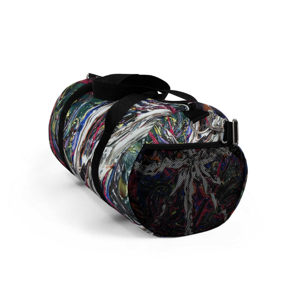 Abstract Color Swirl Duffel Bag - Artistic Travel & Gym Weekender