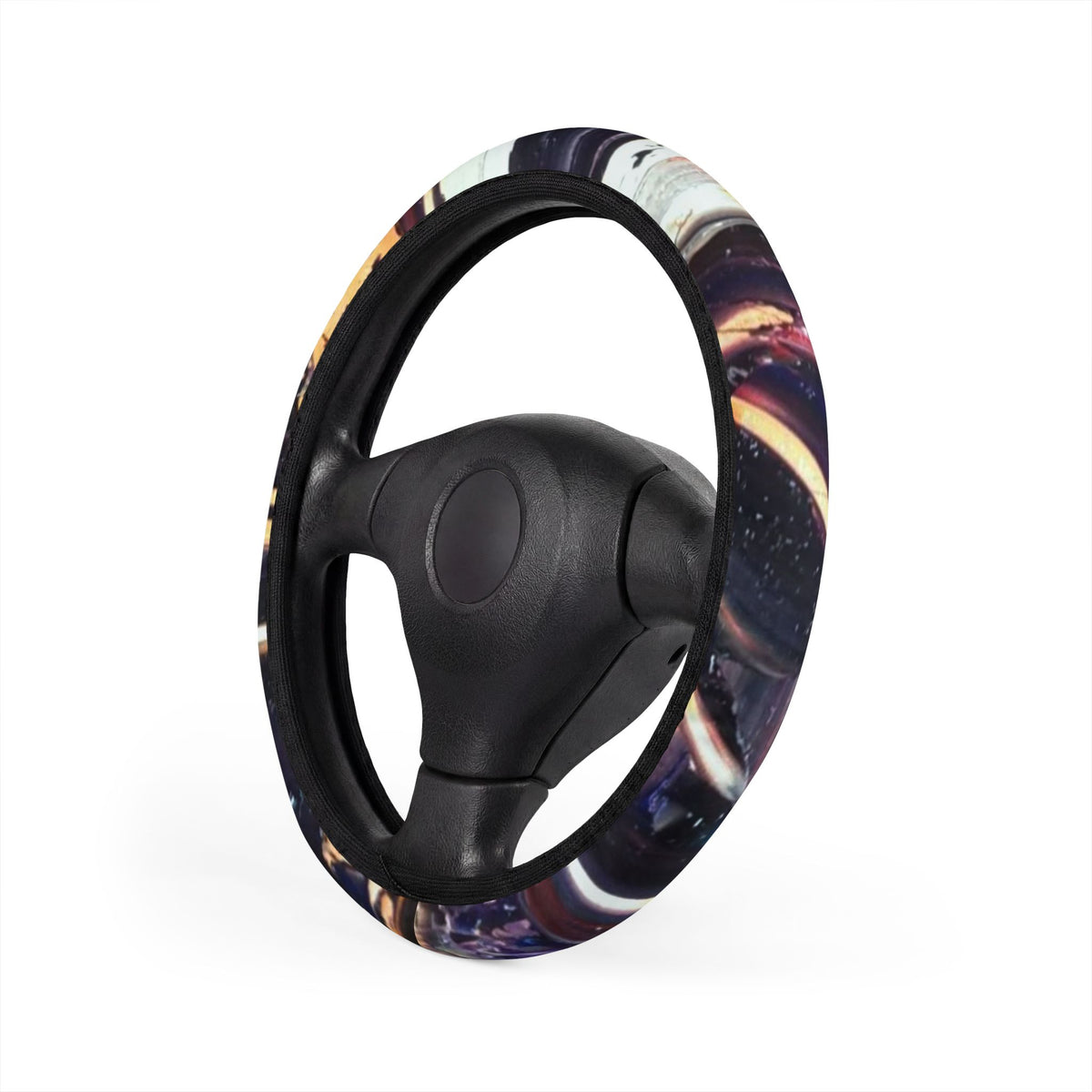 Galaxy Nebula Steering Wheel Cover — Cosmic Car Steering Wheel Protector