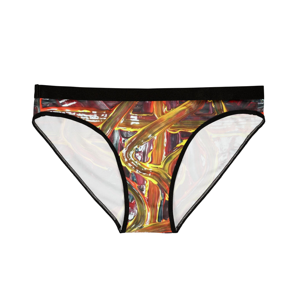 Artistic Women's Underwear, Colorful Lingerie, Unique Print Briefs, Gift for Her, Stylish Intimates
