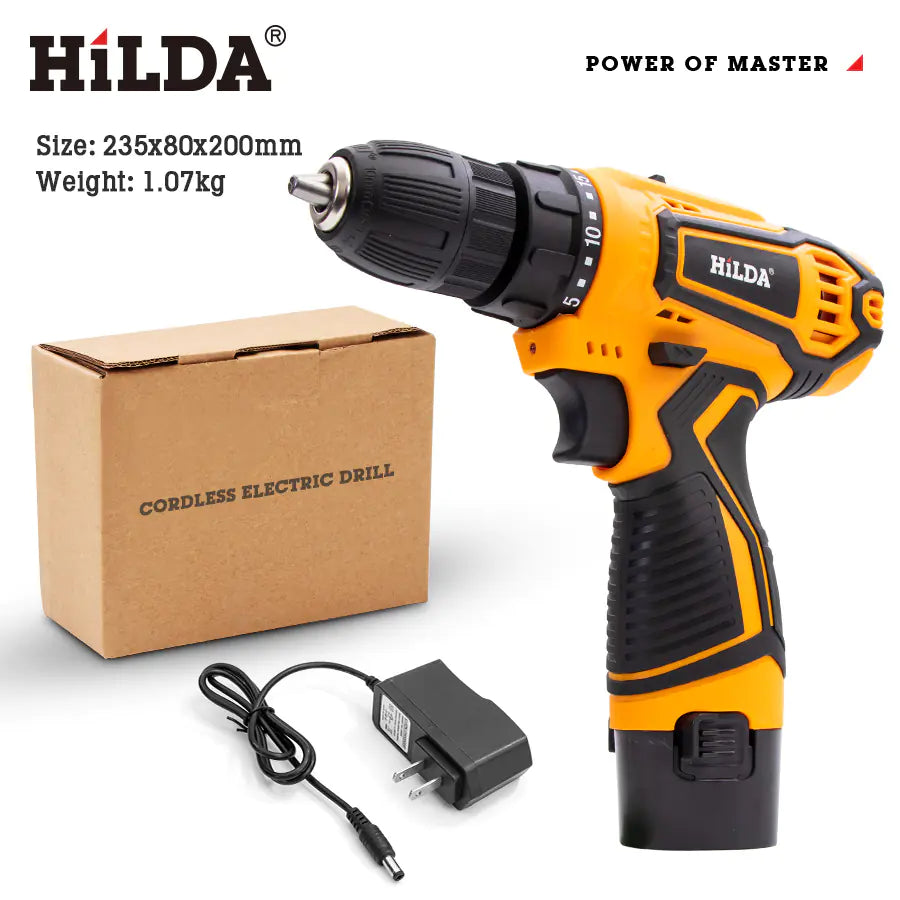 Multifunctional Cordless Electric Drill and Screwdriver JahSonFire