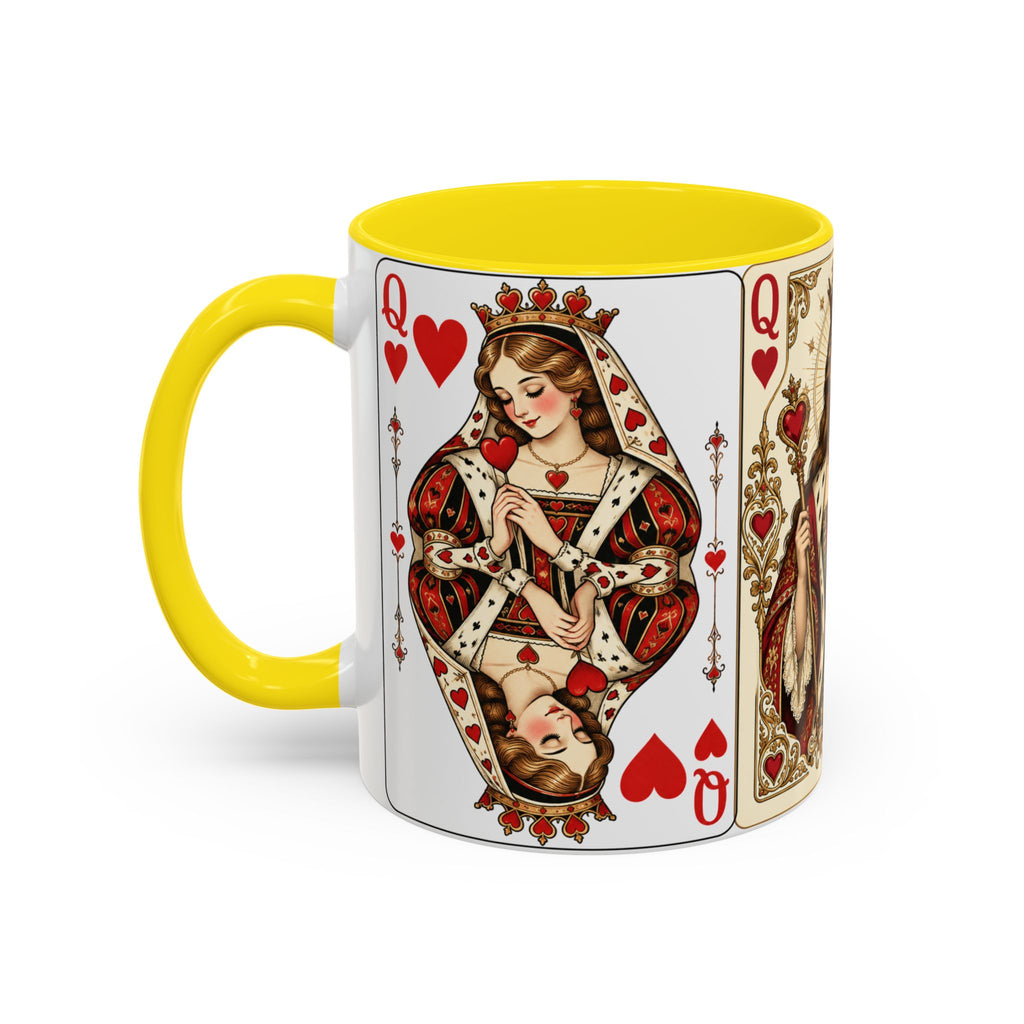 Queen of Hearts Playing Card Coffee Mug