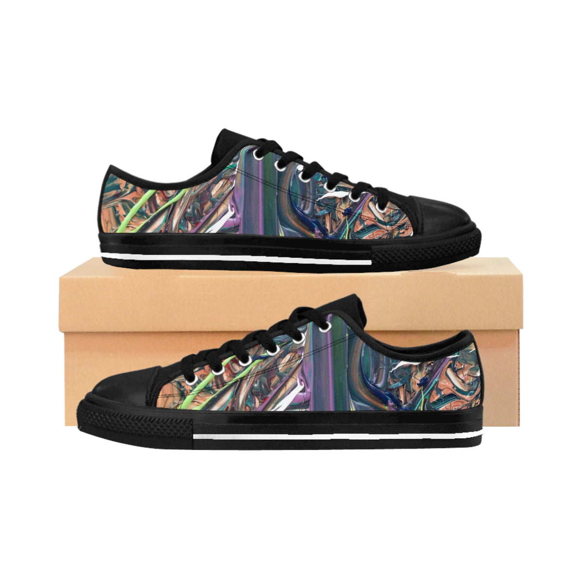 Abstract Graffiti Men’s Sneakers