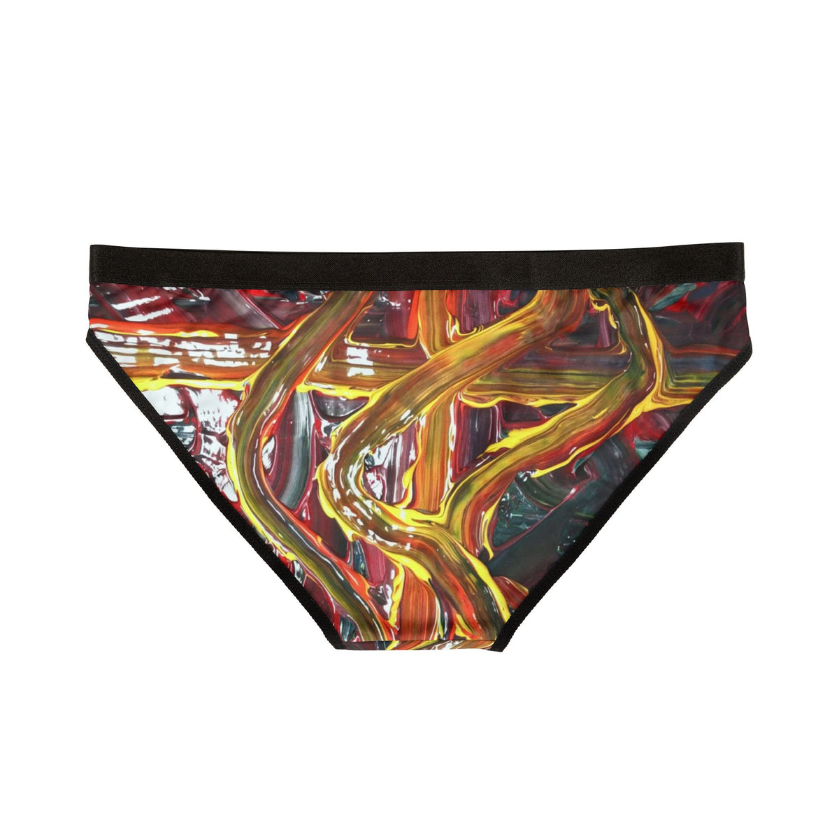 Artistic Women's Underwear, Colorful Lingerie, Unique Print Briefs, Gift for Her, Stylish Intimates